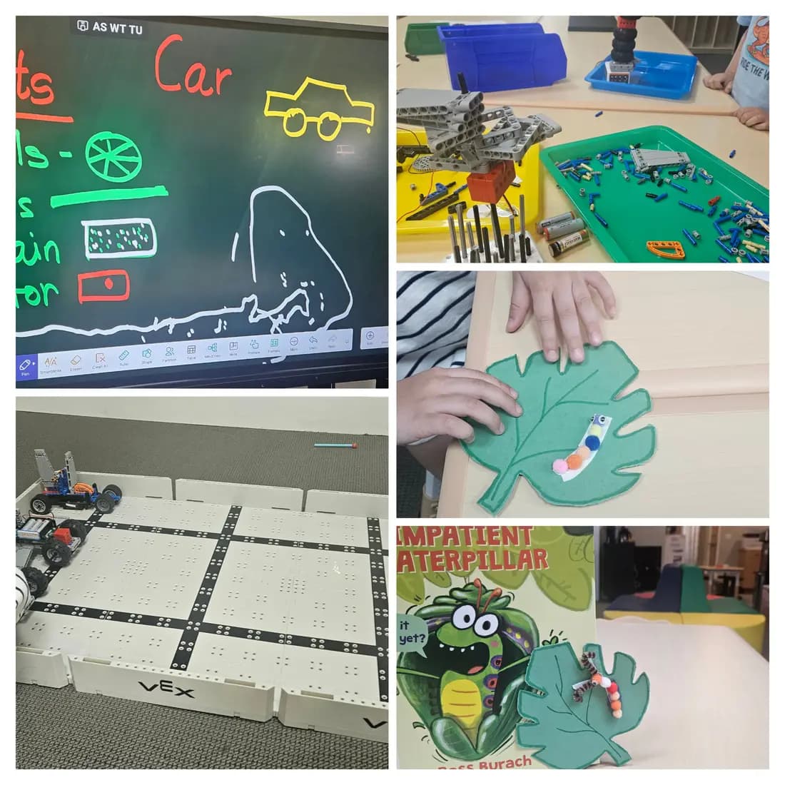 A week of Little Innovators projects: smartboard letters, LEGO builds, crafts and the robotics mat